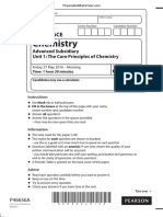 June 2016 QP - Unit 1 Edexcel Chemistry A-Level