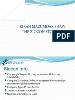 Kiran Mazumdar Shaw The Biocon Story