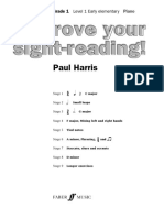 Sight-Reading! Improve Your: Paul Harris