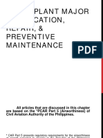 Powerplant Major Modification, Repair, & Preventive Maintenance