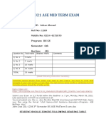 Llu Spring 2021 Ase Mid Term Exam