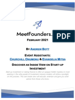 MeetFounders U.K. / Europe Feb 2021 Conference Handout