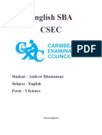 English SBA