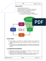 Systems Analysis and Design Chapter-4: Part - I