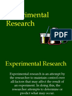 Experiment Research