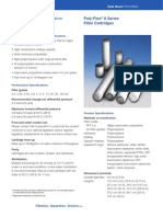 Poly-Fine II Series Filter Cartridges: Prefilter For Final Membrane Applications