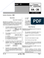 VA-26 Grammar 6 With Solutions