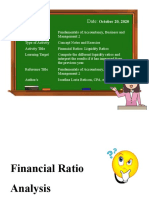 Financial Ratio Analysis-Liquidity