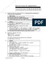 Section A: 2018 Y6 H2 Chemistry Term 2 Common Test - Suggested Solutions