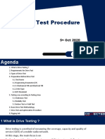 Basic Drive Test Procedure