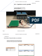 Experimento 8 - Capacitores en Serie y Paralelo: Digite Su Nombre