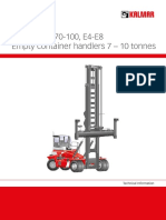 Kalmar DCF70-100, E4-E8 Empty Container Handlers 7 - 10 Tonnes