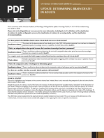 Update - Determining Brain Death in Adults