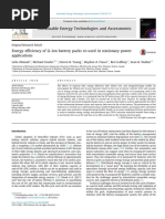 Energy Efficiency of Li-Ion Battery Packs Re-Used