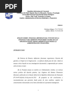 TEMA 1 Y 2 Ensayo de Finanzas VI