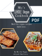 WHOLE Vegan: Mic's Cookbook