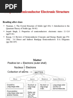 Semiconductor Electronic Structure