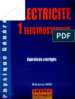 Électricité Électrostatique (Exercices Corriges)