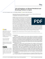 Influence of The Covid-19 Pandemic On Mental Workload and Burnout of Fashion Retailing Workers in Spain