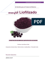 Informe MAQUI LIOFILIZADO Software de Gestión