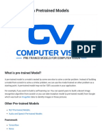 Computer Vision Pretrained Models: What Is Pre-Trained Model?
