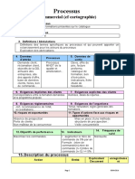 Description Des Processus Exemple de Processus Commercial