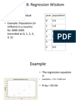 Chapter 8: Regression Wisdom