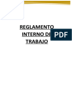 Reglamento Interno de Trabajo - Ana