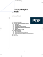 Psychophysiological Methods: Paul Sowden and Paul Barrett