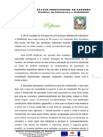 Reflexão de Modelos de Urbanismo e Mobilidade