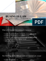 Business Law: Atty. Christian George Llanes Melitante, Bsba, LLB, Mba, Realtor