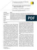 Effects of Blanching and Drying On Fiber Rich Powder From Pitaya (Hylocereus Undatus) Peel