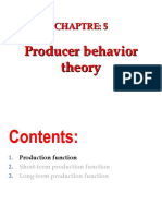 (Lesson Part-I) - Chapter 5. Producer Behavior Theory