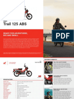 Trail 125 ABS: Ready For Adventures, Big and Small