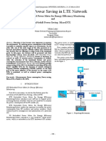 eNodeB Power Saving in LTE Network