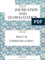 Communication and Globalization