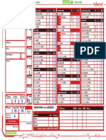 Cyberpunk Red Character Sheet