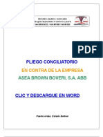 Procedimiento para Introducir Pliego Conciliatorio de Peticiones Laborales