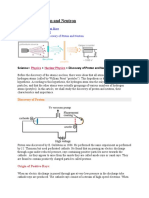 Discovery of Proton and Neutron