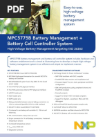 MPC5775B Battery Management + Battery Cell Controller System