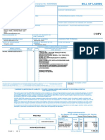 Höegh Autoliners AS: Bill of Lading