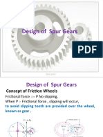 Design of Spur Gears