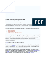 Mobile Banking Conceptual Model