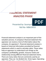 Financial Statement Analysis Phase