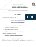 Grado 6 - Tema 1 - Segundo Trimestre - Ética y Religión - Puede El Hombre Ser Imagen y Semejanza de Dios