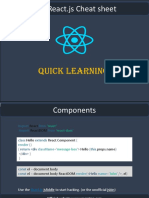 React - Js Cheat Sheet: Quick Learning