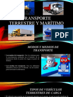 Transporte Terrestre y Marítimo