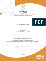 Globalizacion Economica Mapa Conceptual Valentina Anaya