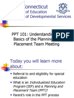 Department of Education Department of Developmental Services