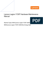 Lenovo Legion Y720T Hardware Maintenance Manual